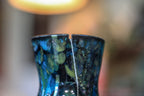 22-B Chrysocholla Notched Flared Mug, 16 oz.