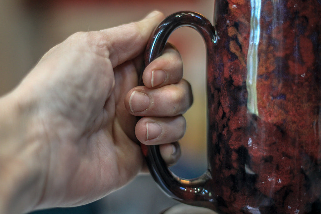 23-A Dragon's Blood Agate Mug - TOP SHELF, 22 oz.