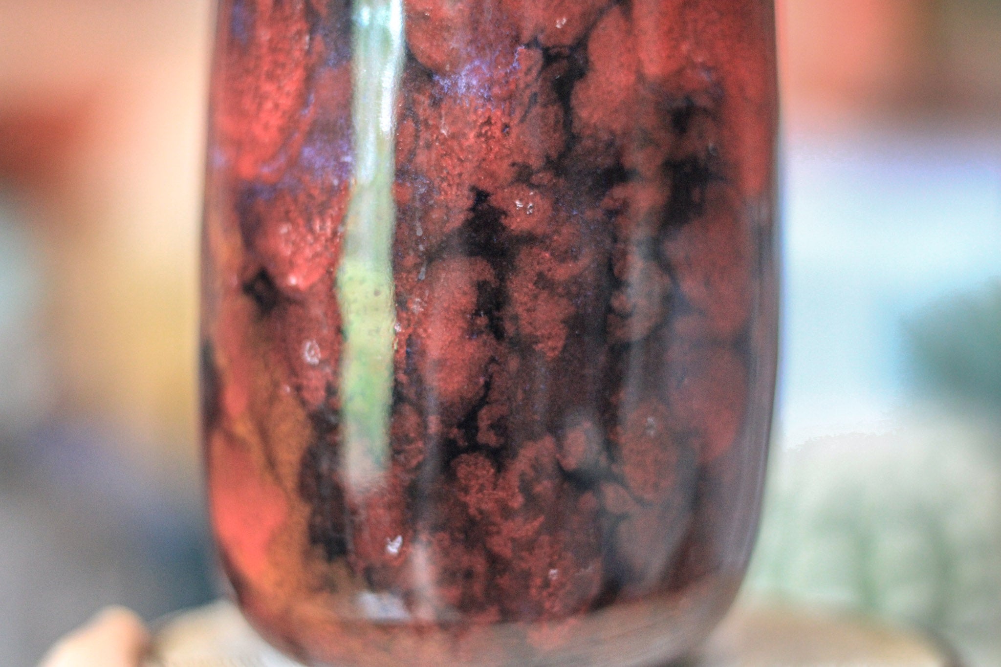 23-A Dragon's Blood Agate Mug - TOP SHELF, 22 oz.