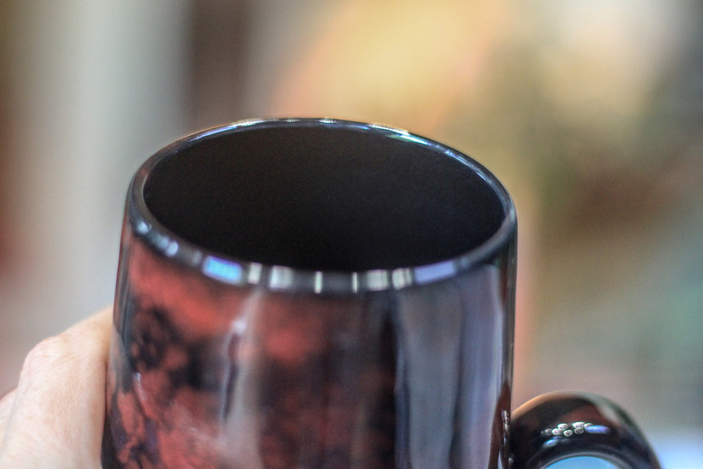 23-A Dragon's Blood Agate Mug - TOP SHELF, 22 oz.