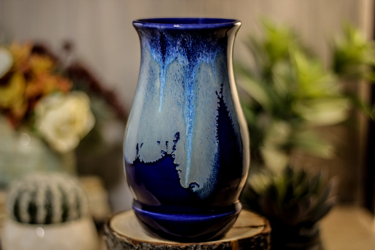36-E Cobalt Tide Barely Flared Acorn Mug, 17 oz.