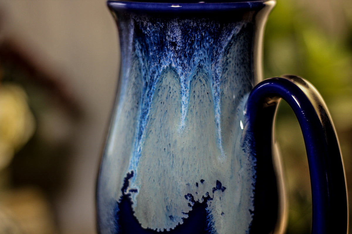 36-E Cobalt Tide Barely Flared Acorn Mug, 17 oz.
