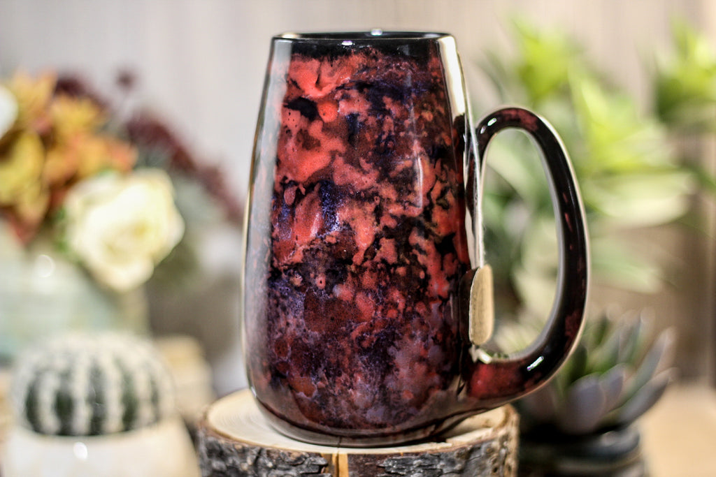 40-B Dragon's Blood Agate Notched Mug - ODDBALL, 19 oz. - 10% off