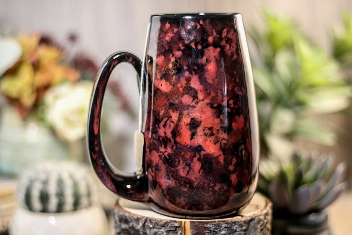40-B Dragon's Blood Agate Notched Mug - ODDBALL, 19 oz. - 10% off