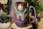 02-B Copper Agate Notched Mug - TOP SHELF, 16 oz.