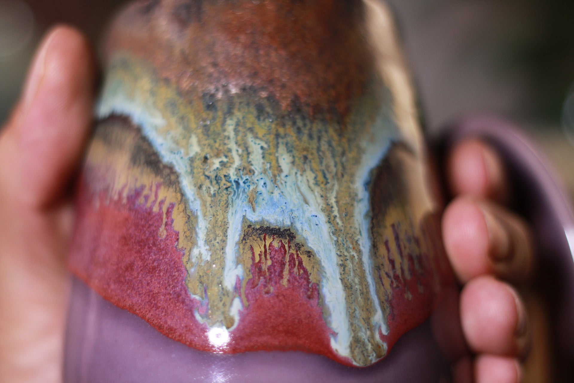 02-B Copper Agate Notched Mug - TOP SHELF, 16 oz.