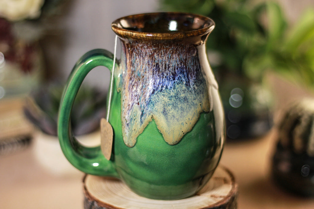 11-D Electric Wave Barely Flared Notched Mug - ODDBALL, 17 oz - 10% off