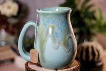 Load image into Gallery viewer, 25-E Atlantean Jade Barely Flared Notched Mug, 15 oz