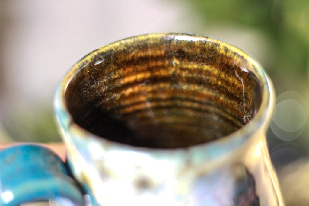 27-B PROTOTYPE Barely Flared Notched Mug, 14 oz