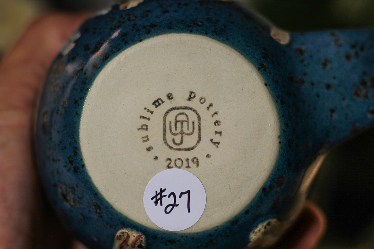 27-B PROTOTYPE Barely Flared Notched Mug, 14 oz