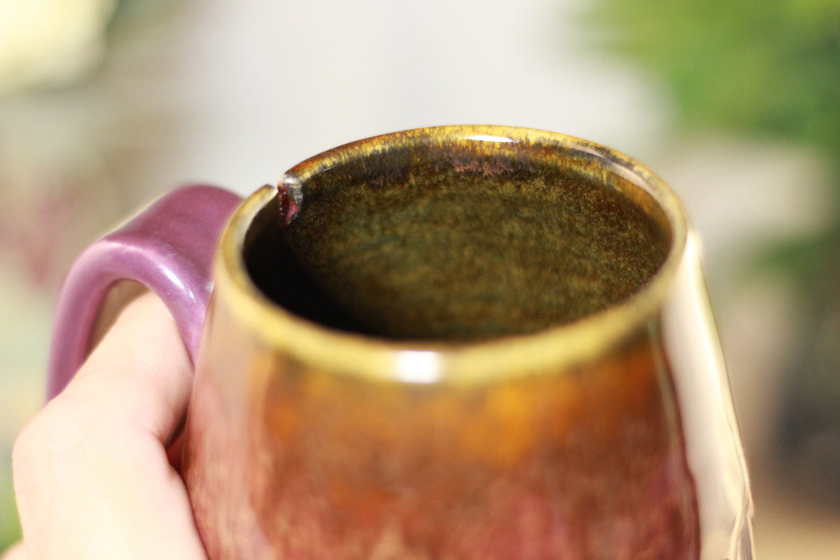 32-D Cosmic Cavern Notched Mug, 14 oz.