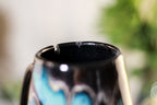 38-E Teal Grotto  Notched Mug, 15 oz