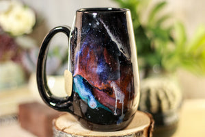 44-A Rainbow Stellar Notched Mug, 14 oz