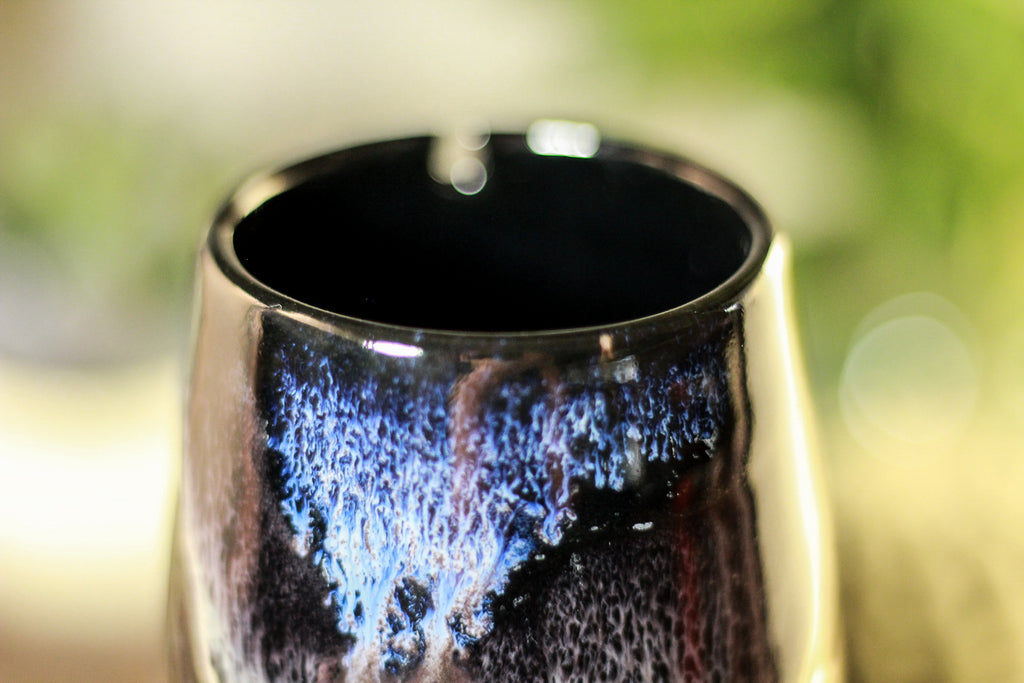 44-A Rainbow Stellar Notched Mug, 14 oz
