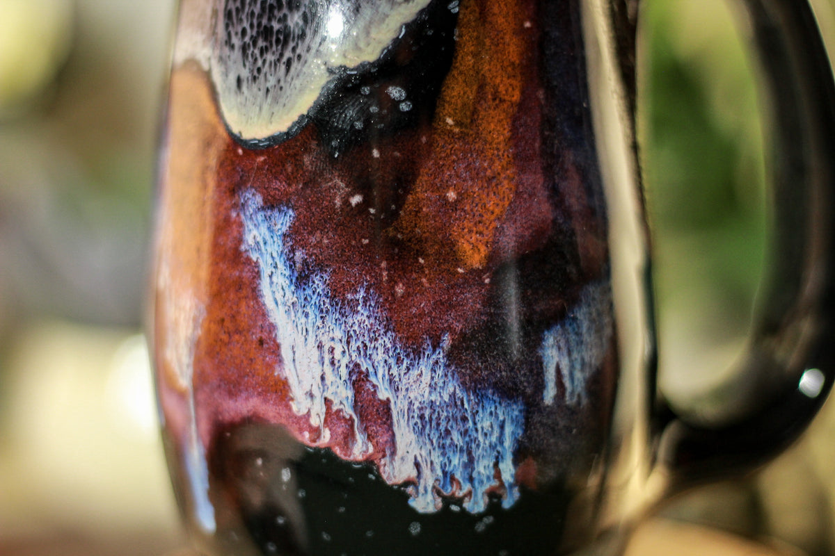44-A Rainbow Stellar Notched Mug, 14 oz