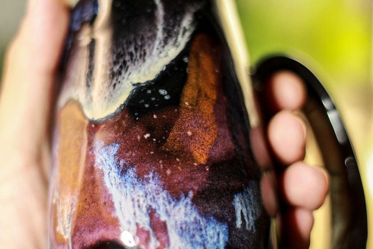 44-A Rainbow Stellar Notched Mug, 14 oz