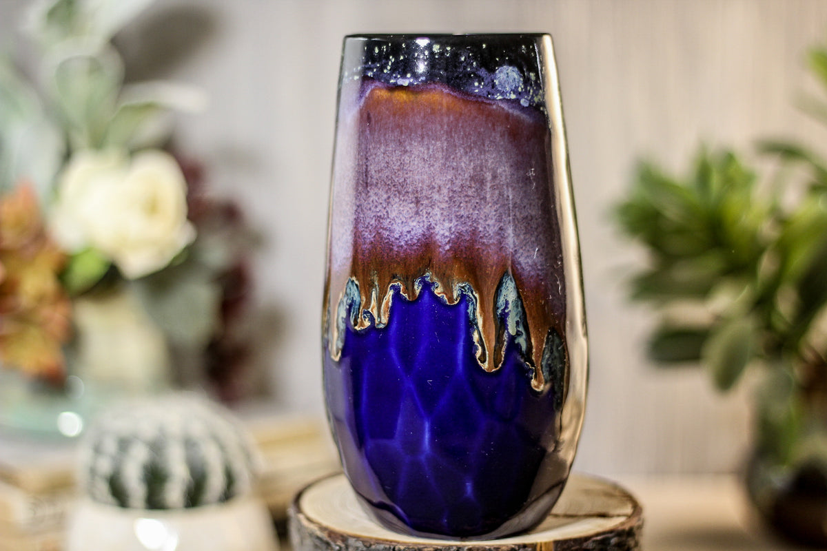 06-A Starry Night Notched Crystal Mug, 21 oz.