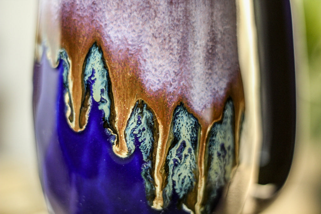 06-A Starry Night Notched Crystal Mug, 21 oz.