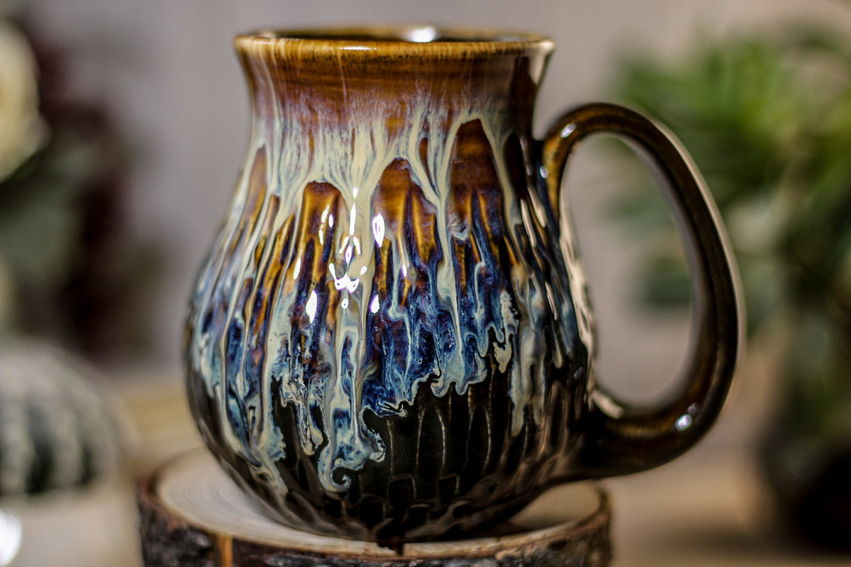 11-E New Wave Barely Flared Textured Mug, 16 oz.