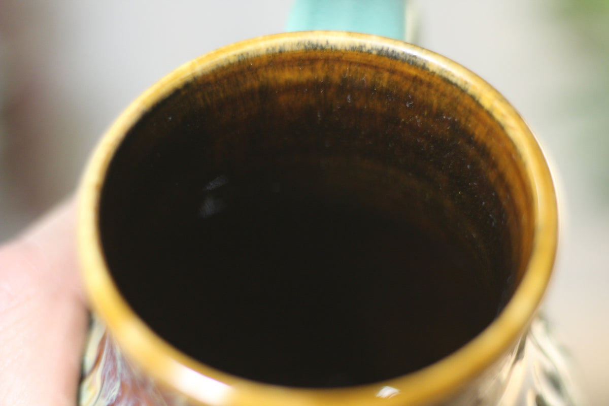 12-D New Wave Barely Flared Textured Mug - ODDBALL, 16 oz. - 15% off