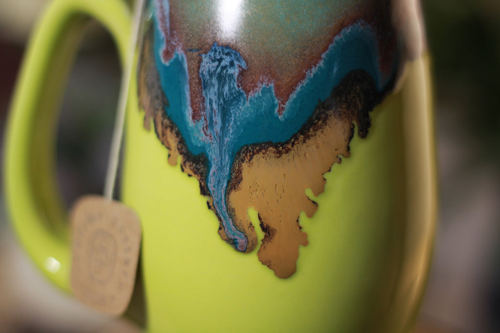 01-B Blue Lagoon Notched Mug - ODDBALL, 12 oz. - 15% off
