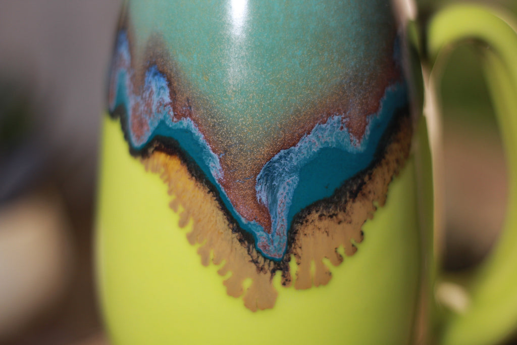 01-B Blue Lagoon Notched Mug - ODDBALL, 12 oz. - 15% off