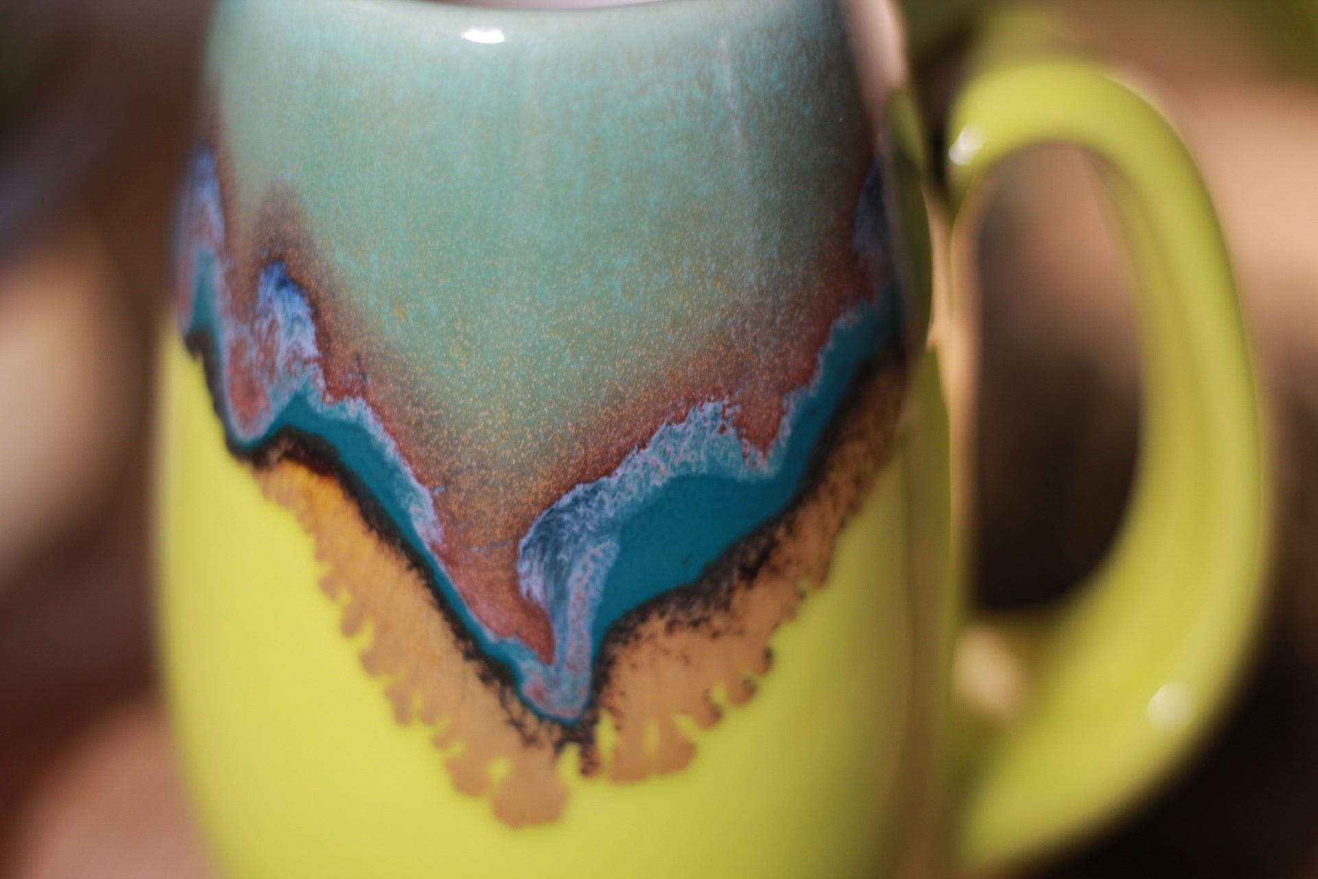 01-B Blue Lagoon Notched Mug - ODDBALL, 12 oz. - 15% off