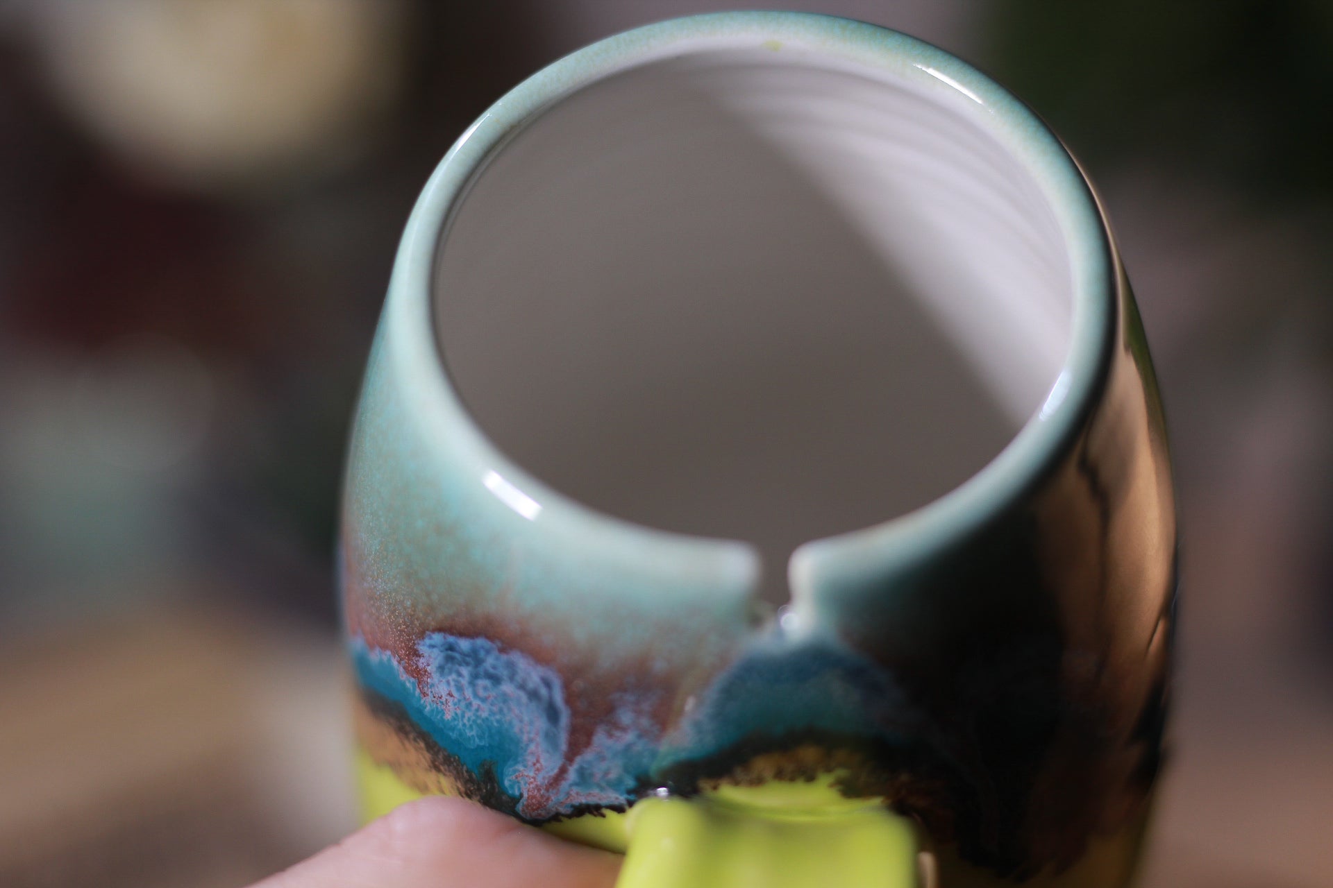 01-B Blue Lagoon Notched Mug - ODDBALL, 12 oz. - 15% off