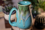 02-C Rainbow Agate Flared Notched Mug, 17 oz.