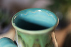 02-C Rainbow Agate Flared Notched Mug, 17 oz.