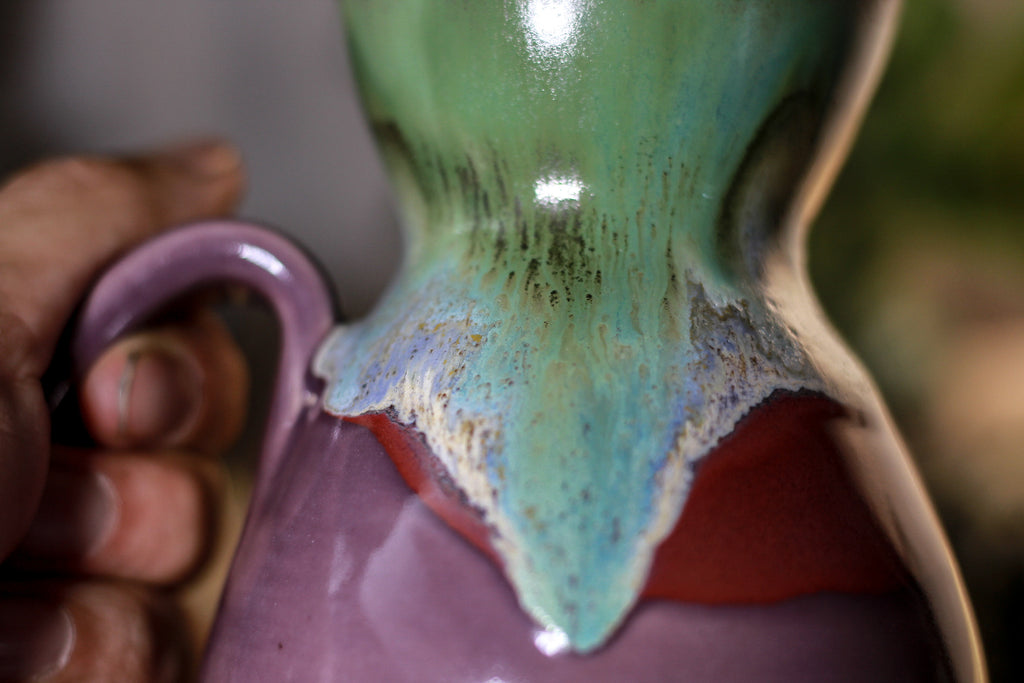 03-B Rainbow Agate Flared Notched Mug - ODDBALL, 16 oz. - 15% off