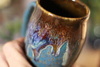 07-D Electric Wave Beer Mug, 13 oz
