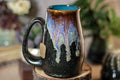 09-D Electric Wave Notched Stein - TOP SHELF, 15 oz