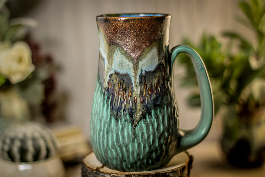23-B Copper Agate Textured Mug, 18 oz.