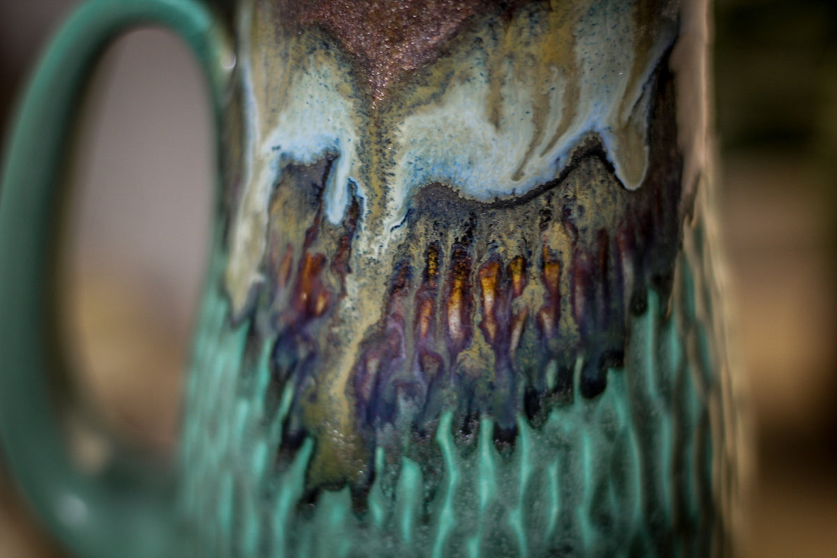 23-B Copper Agate Textured Mug, 18 oz.
