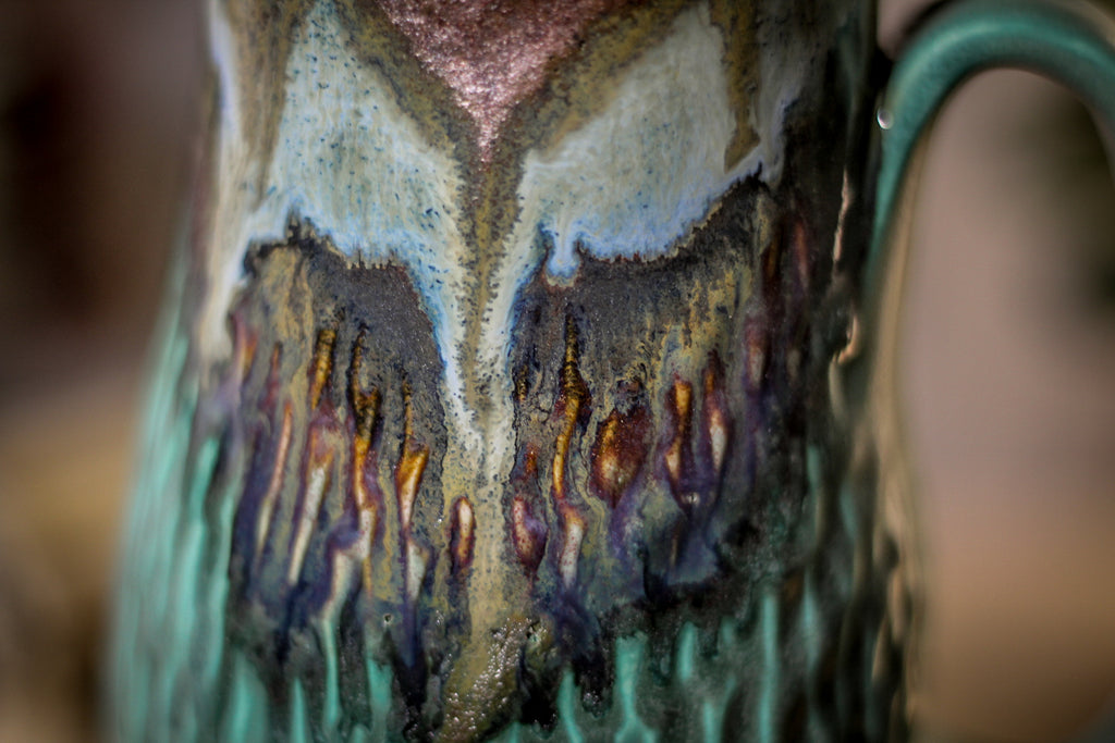 23-B Copper Agate Textured Mug, 18 oz.