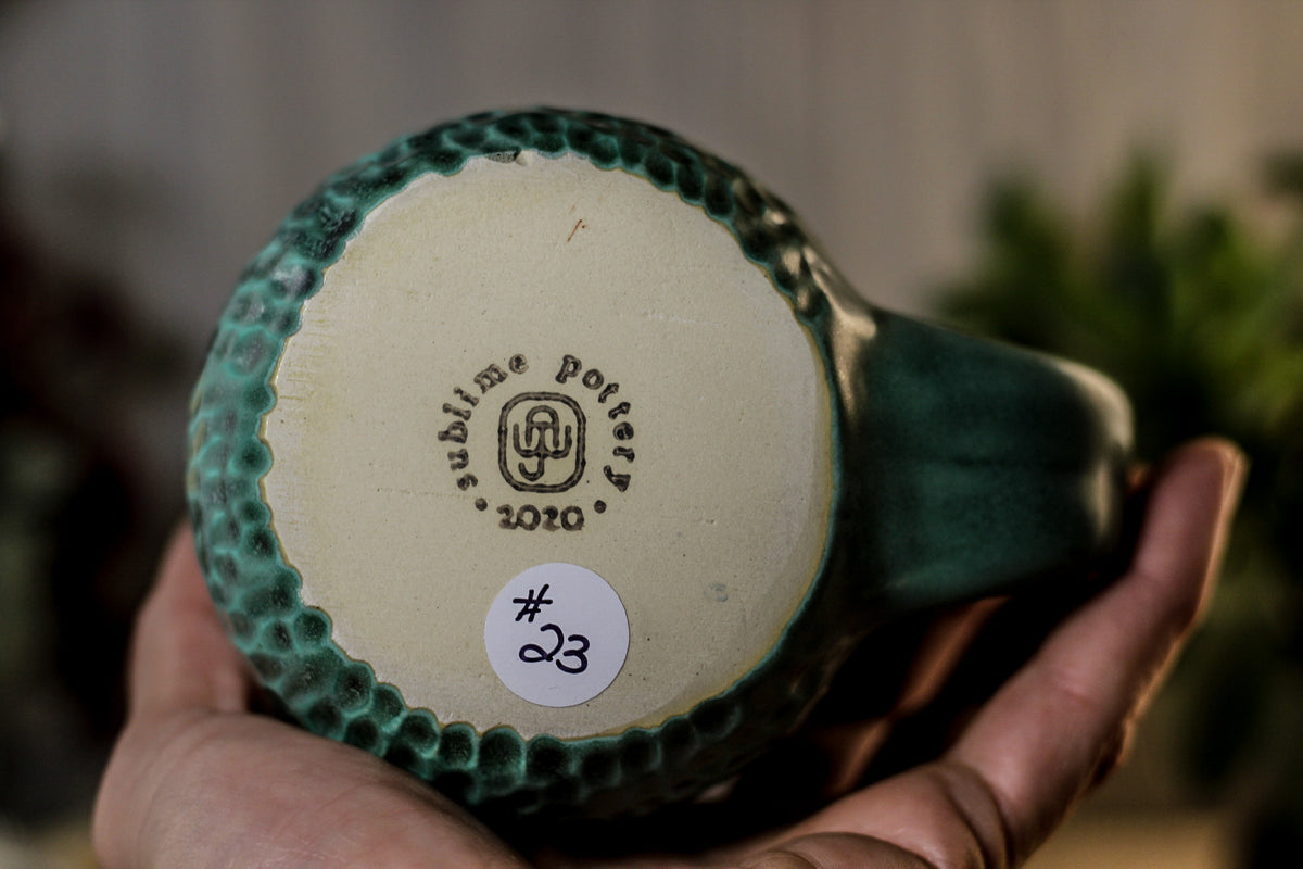 23-B Copper Agate Textured Mug, 18 oz.