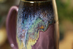 15-D Electric Wave Notched Crystal Mug, 13 oz
