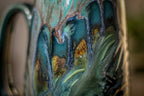 28-B Blue Lagoon Textured Notched Mug - MISFIT, 19 oz. - 20% off