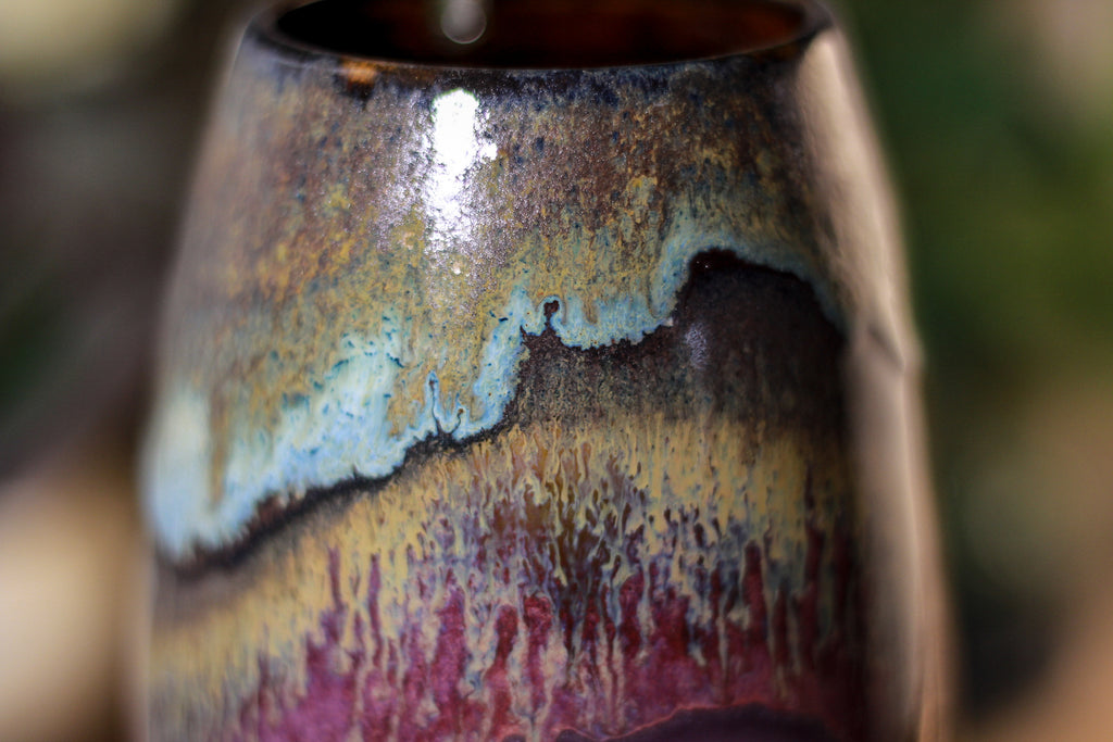 17-B Copper Agate Notched Mug, 16 oz.