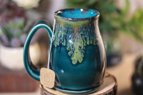 19-F Spanish Moss Notched Stein Mug,12 oz