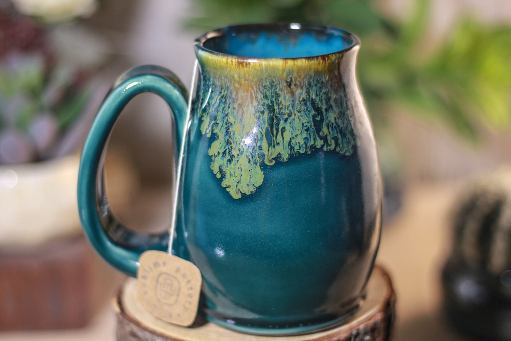 20-F Spanish Moss Notched Stein Mug,14 oz