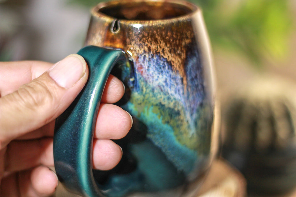 25-C Prototype Notched Mug - TOP SHELF, 13 oz.
