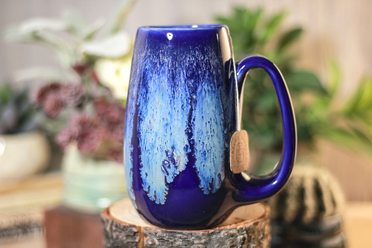 29-E Cobalt Tide Notched Mug, 15 oz.