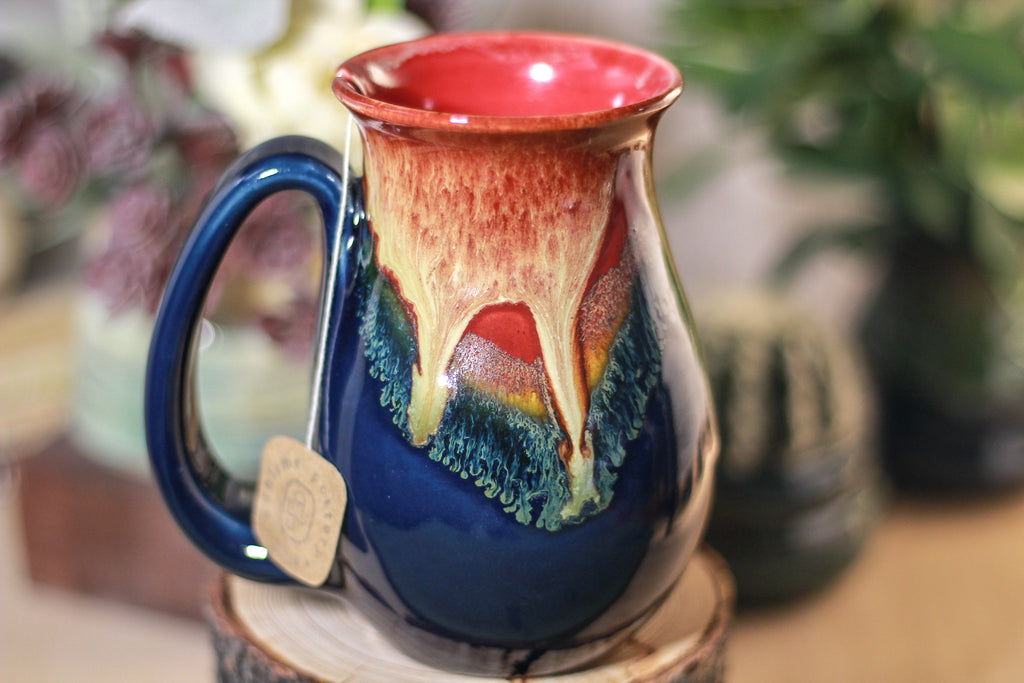 32-C Lava Falls Flared Notched Mug, 14 oz
