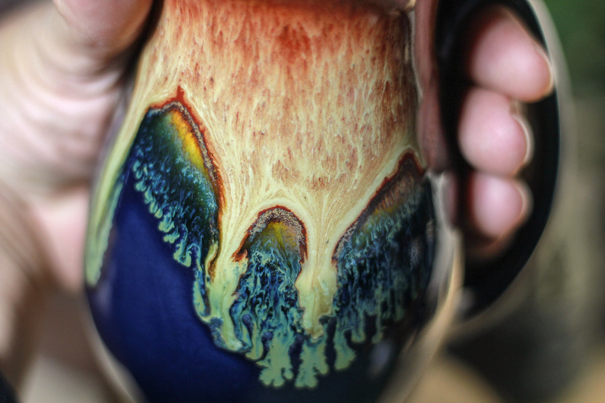 32-C Lava Falls Flared Notched Mug, 14 oz
