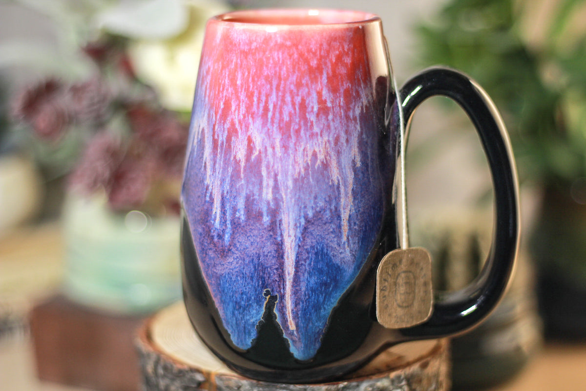 33-C Flaming Phoenix Notched Mug - TOP SHELF, 14 OZ.