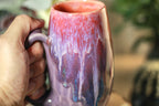 35-C Flaming Phoenix Notched Crystal Mug, 14 OZ.
