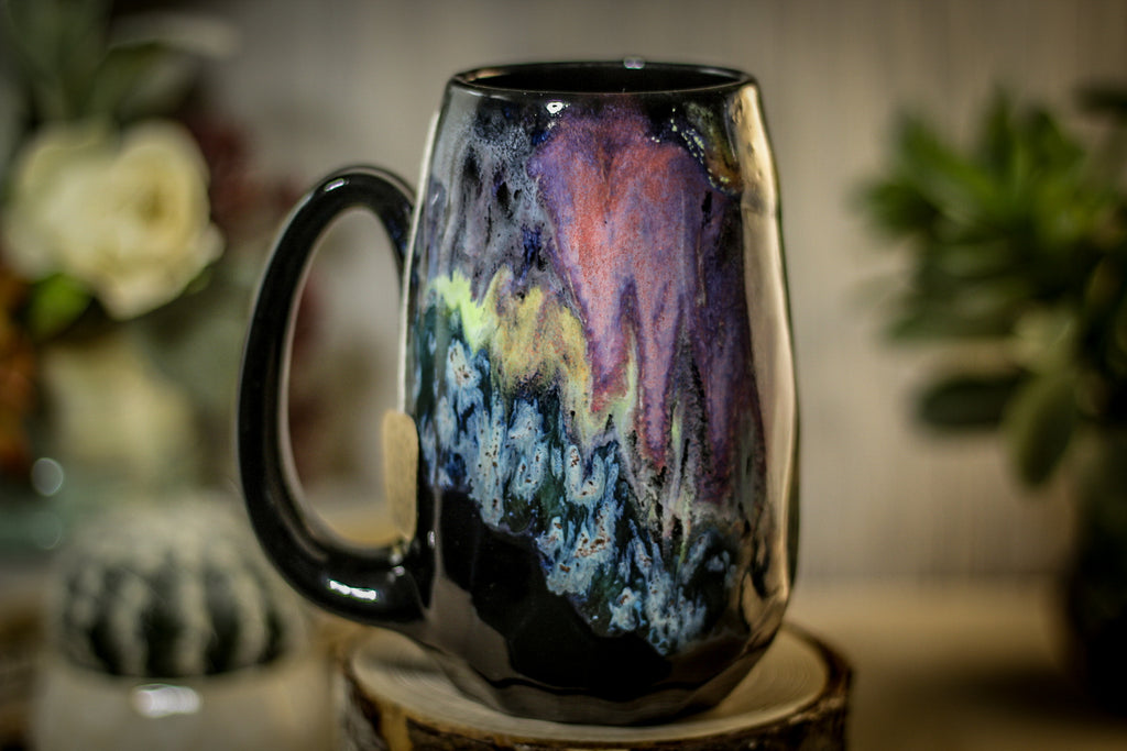 46-D PROTOTYPE Notched Crystal Mug, 17 oz.