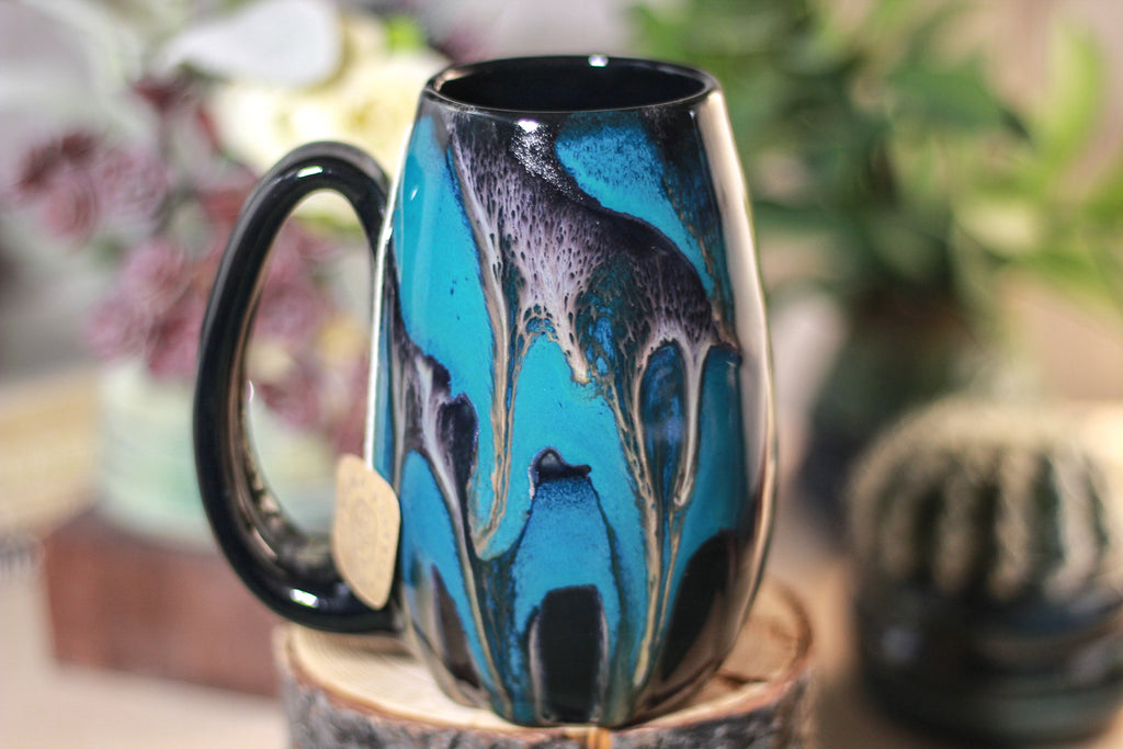 42-E Teal Grotto Notched Mug - MISFIT, 15 oz - 15% off